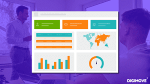 Digimove dashboard presentatie met datavisualisatie en analytics